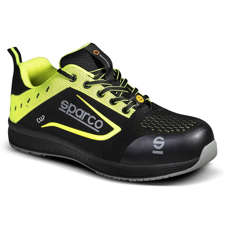 SPARCO 0752643NRGF Shoes Cup Nurburg S1P Black/Yellow fluo 43 Photo-0 