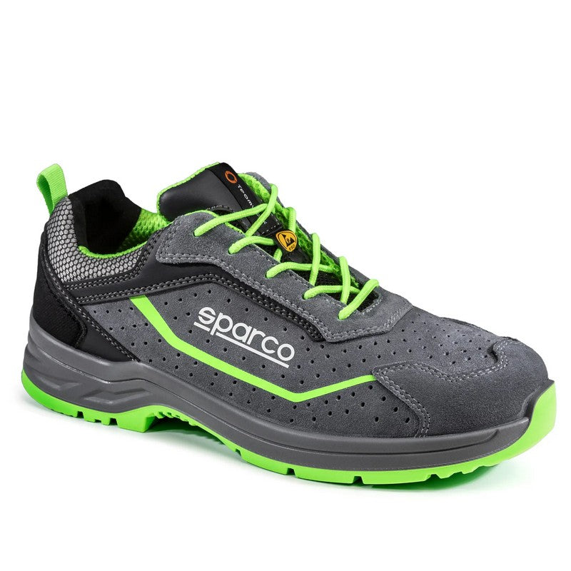 SPARCO 0753848GRVF Shoes Indy Felix S1P ESD gray/Green fluo 48 Photo-0 