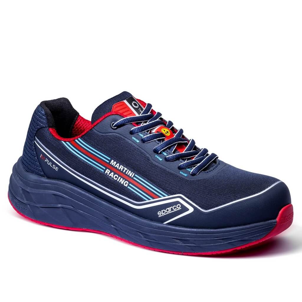 SPARCO 07545MR46BMRS Shoes Impulse Martini-R Corsica, Blue Marine / Red, Size 46 Photo-0 