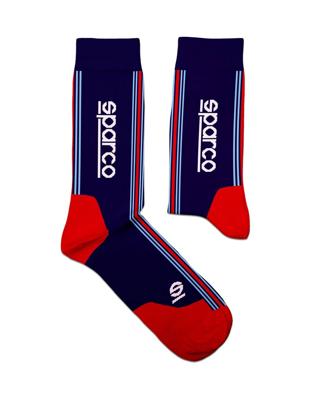 SPARCO 099145MRBMRSN2 Iconic design socks MARTINI RACING navy blue/red 41-46 Photo-3 