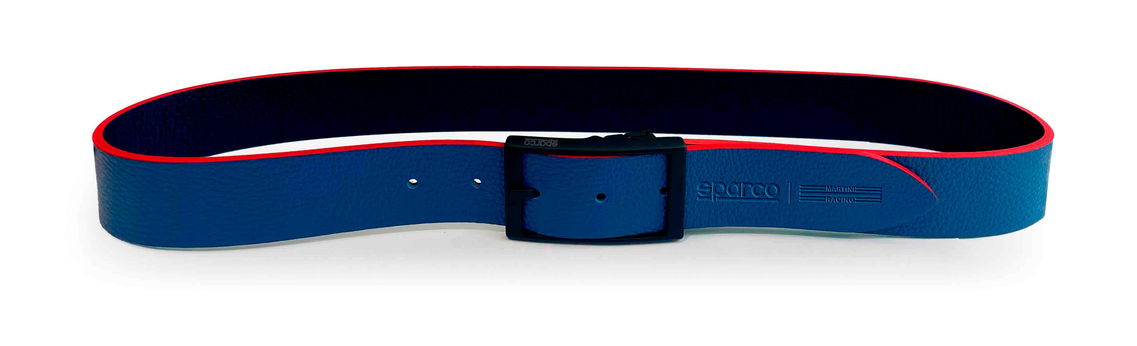 SPARCO 099149MRN3 Leather belt double face MARTINI RACING 115 cm Photo-2 