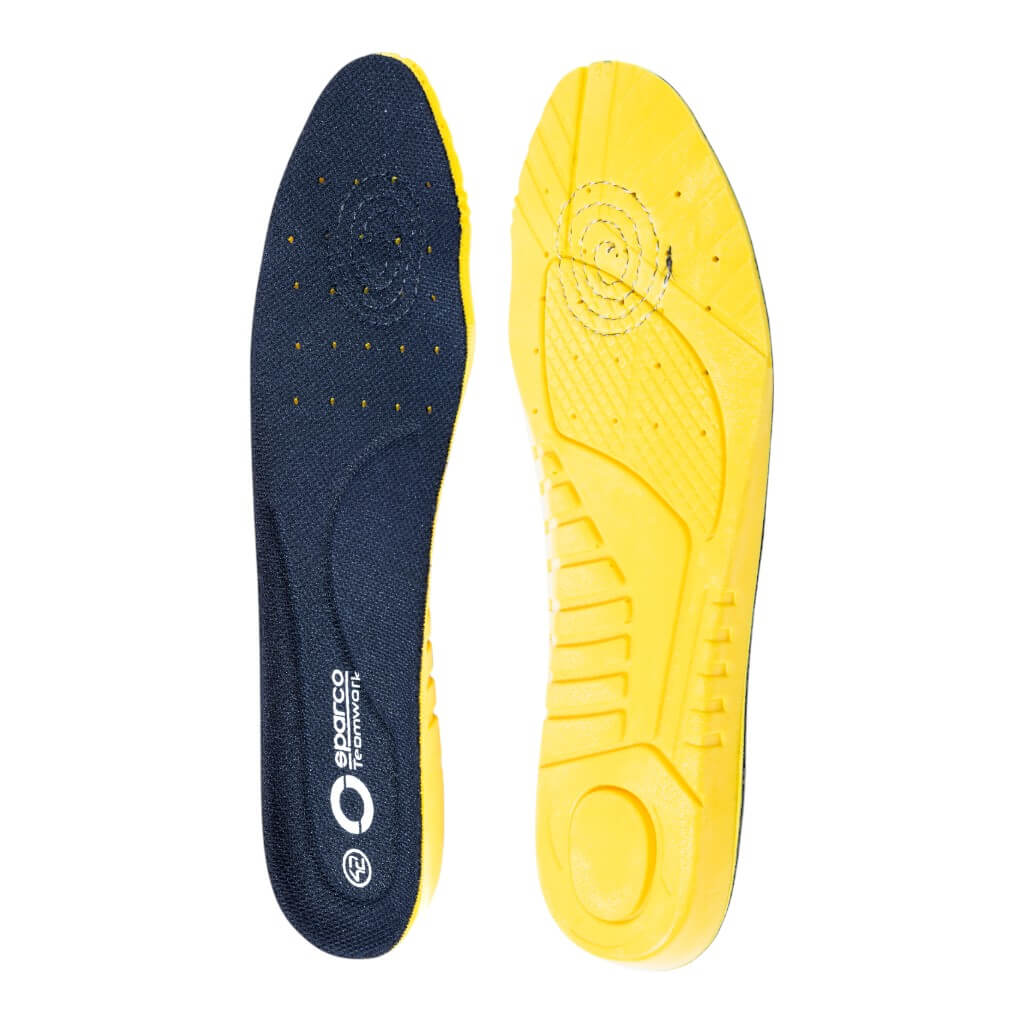 SPARCO BAT0027B0K09039 Shoes Insoles TW ST R1, Black/Yellow, Size 39 Photo-1 
