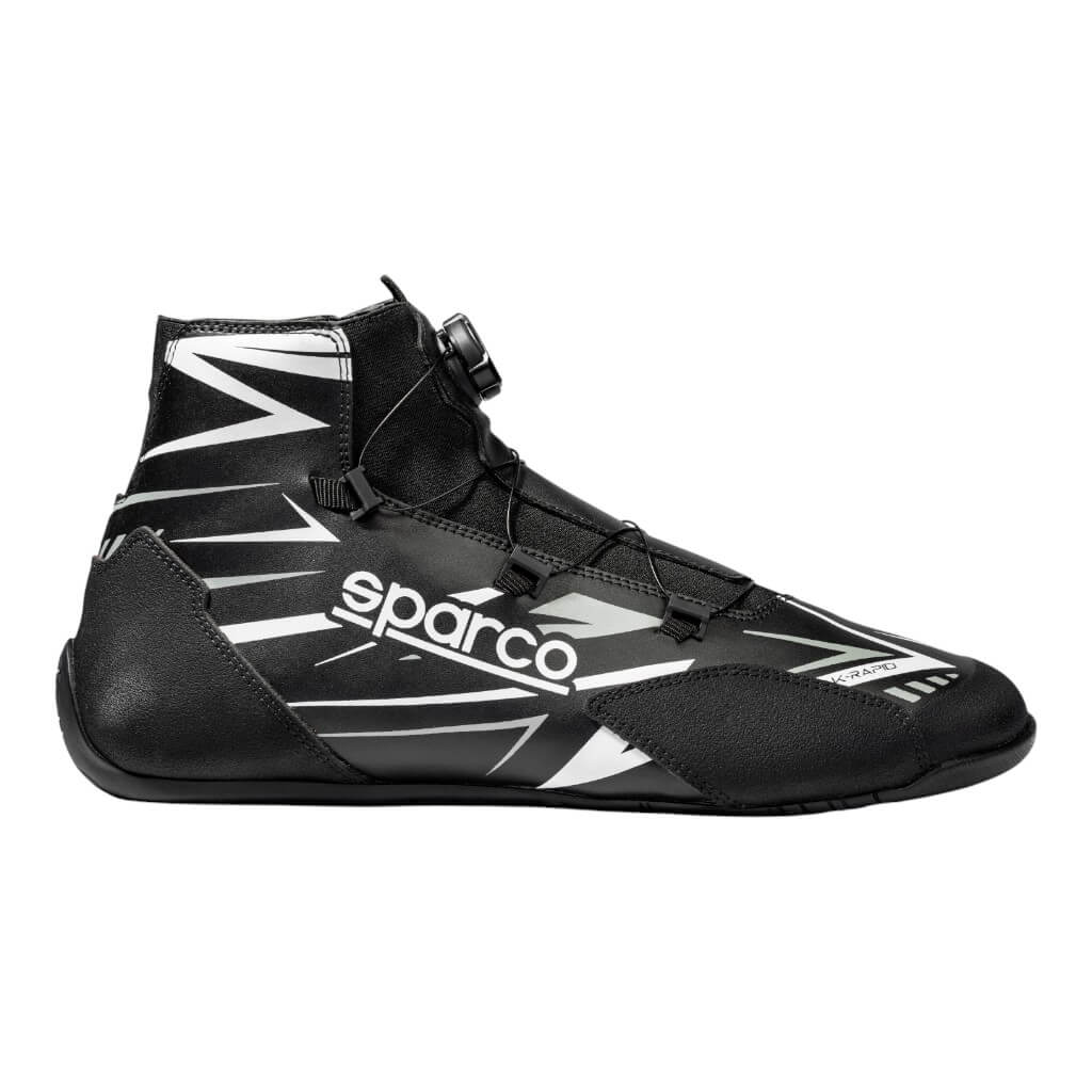 SPARCO BKB0008B0K06042 Karting Shoes K-Rapid WP, Black/White, Size 42 Photo-2 