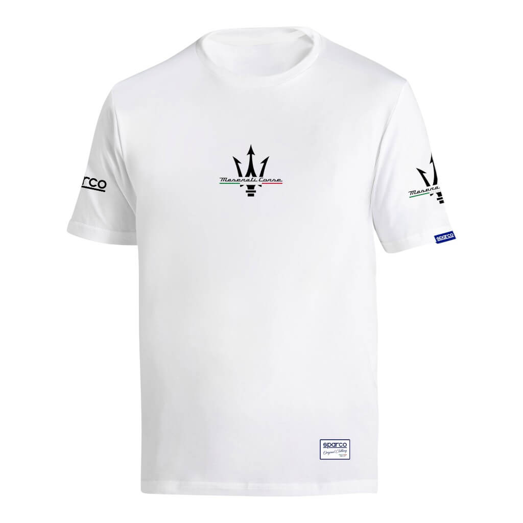 SPARCO BML0058J0W012XL T-Shirt Maserati, White, Size 2XL Photo-0 