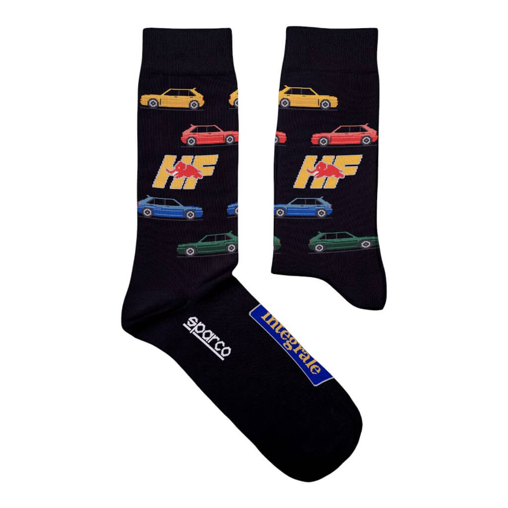SPARCO BMZ0008N0K01A58 Socks Lancia Collection, Black, Size 41 Photo-0 