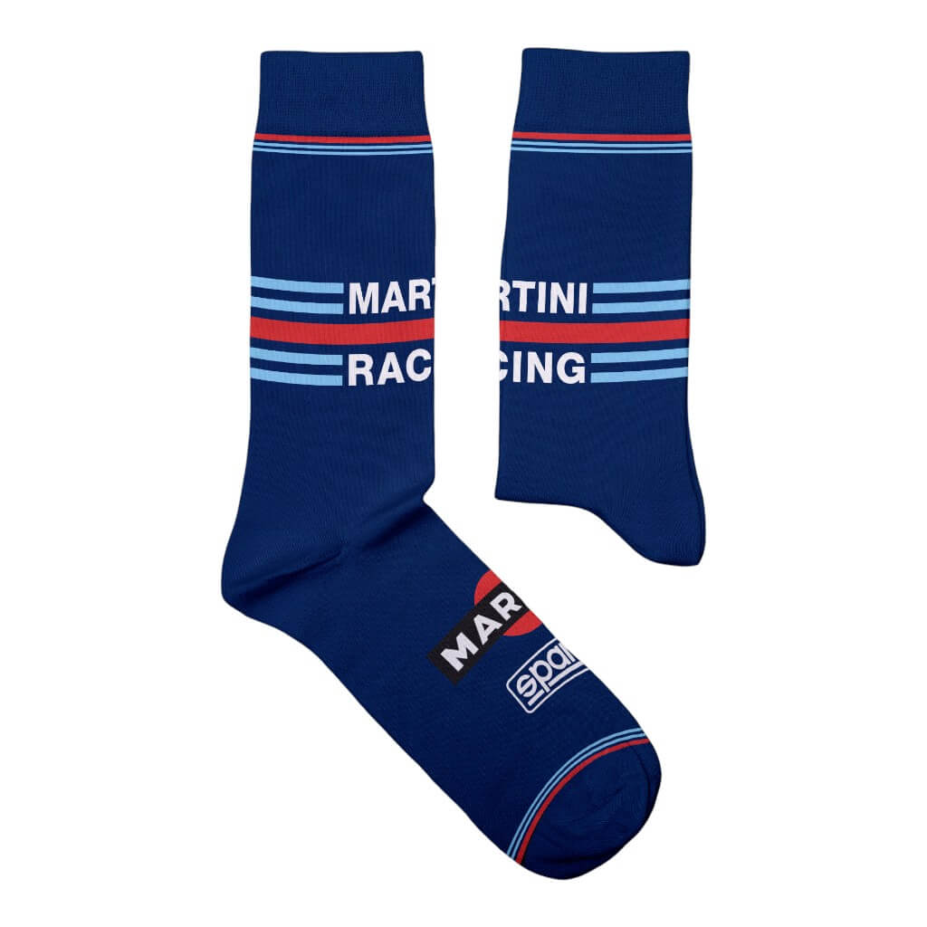 SPARCO BMZ0011D0N02A58 Socks Martini-R Iconic 2, Blue, Size 41-46 Photo-0 