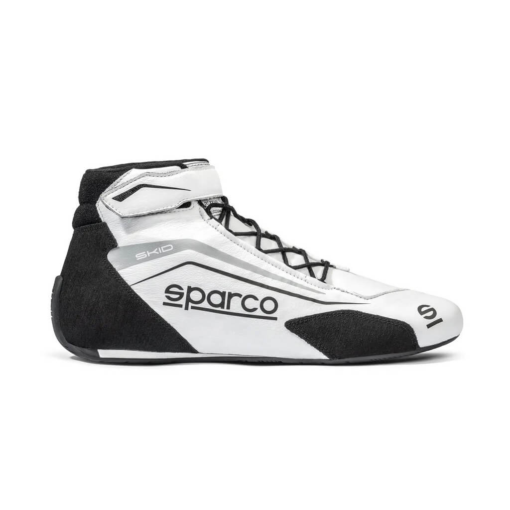 SPARCO BRB0004B0W01040 Racing Shoes Skid, White, Size 40 Photo-0 