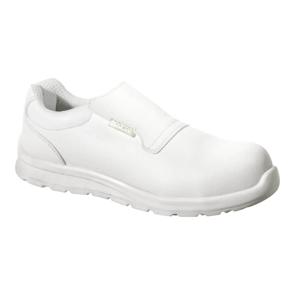 SPARCO BTB0035B0W01043 Mechanics Shoes Trackday Nolace Homy S2, White, Size 43 Photo-0 
