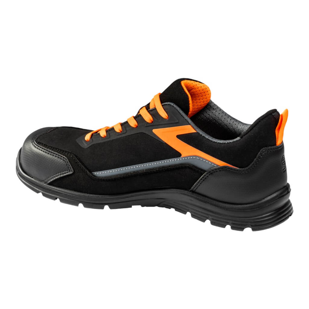 SPARCO BTB0044B0K04042 Mechanics Shoes Nitro Kalle S3S, Black/Fluo Orange, Size 42 Photo-1 