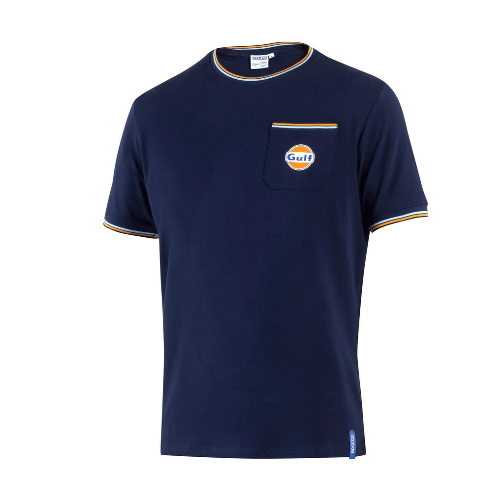 SPARCO BML0005S0N022M T-Shirt Pocket GULF (Color Navy Blue / Size M) Photo-0 