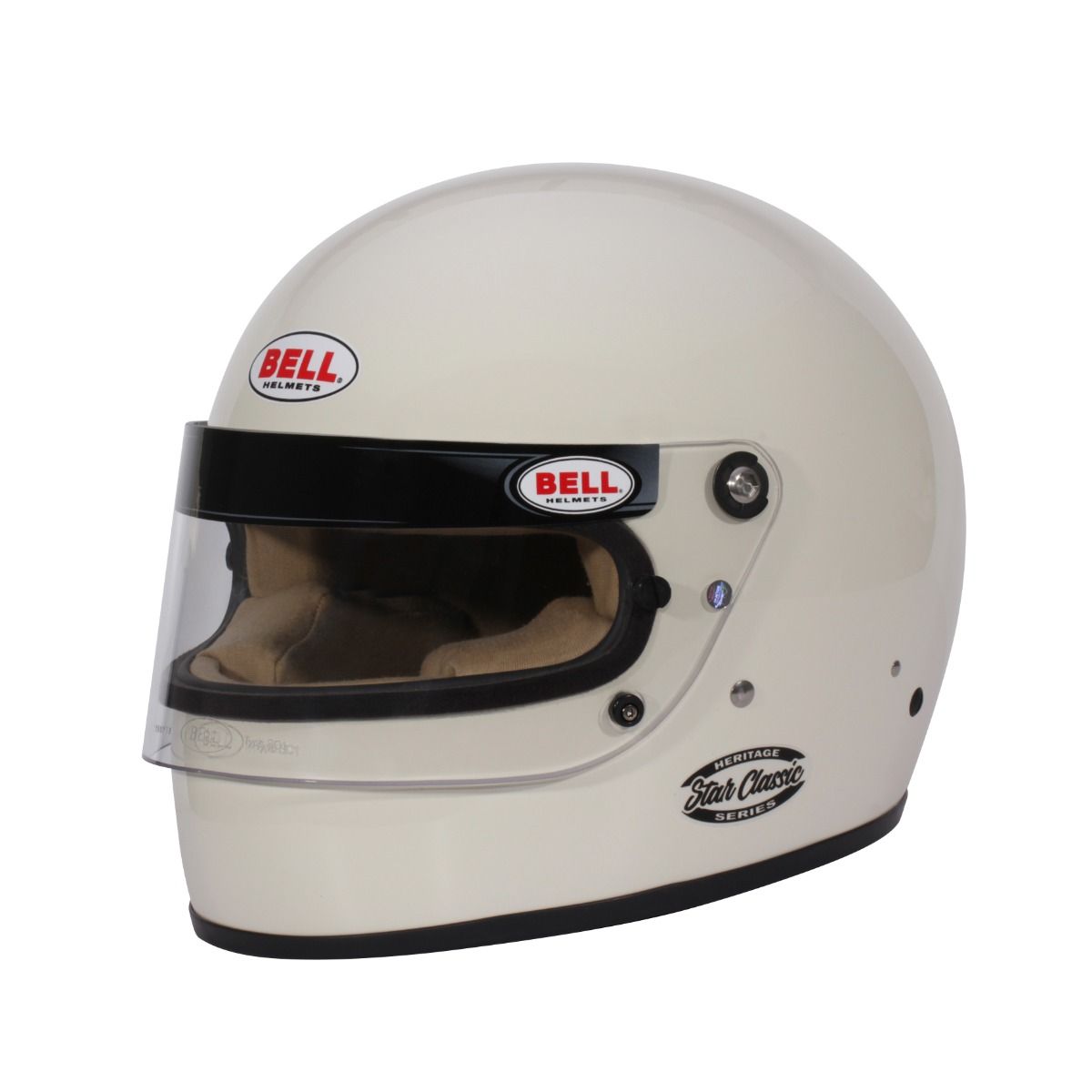 BELL 1451002 Racing helmet open-face STAR CLASSIC FIA/SNELL 2020, white, size M (58-59) Photo-0 