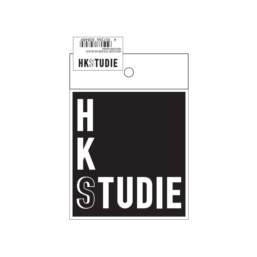 HKS HKSTUDIE-GD004 Sticker HKSTUDIE SQ (Black) Photo-0 