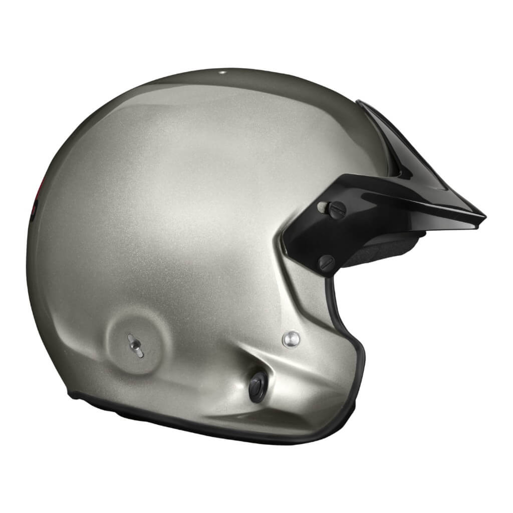 STILO AA0114AF2X58 Open-Face Helmet Venti4 Trophy Jet Composite, FIA 8859-24, Titanium/ Black, Size 58 Photo-1 