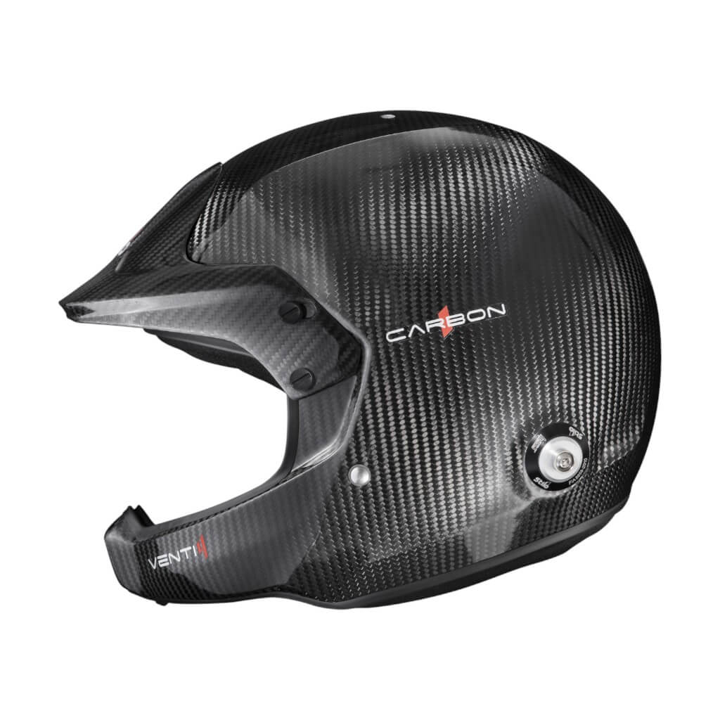 STILO AA0224BG1X63 Open-Face Helmet Venti4 WRC Carbon Rally, FIA 8859-24 Hans, Size 63 Photo-2 