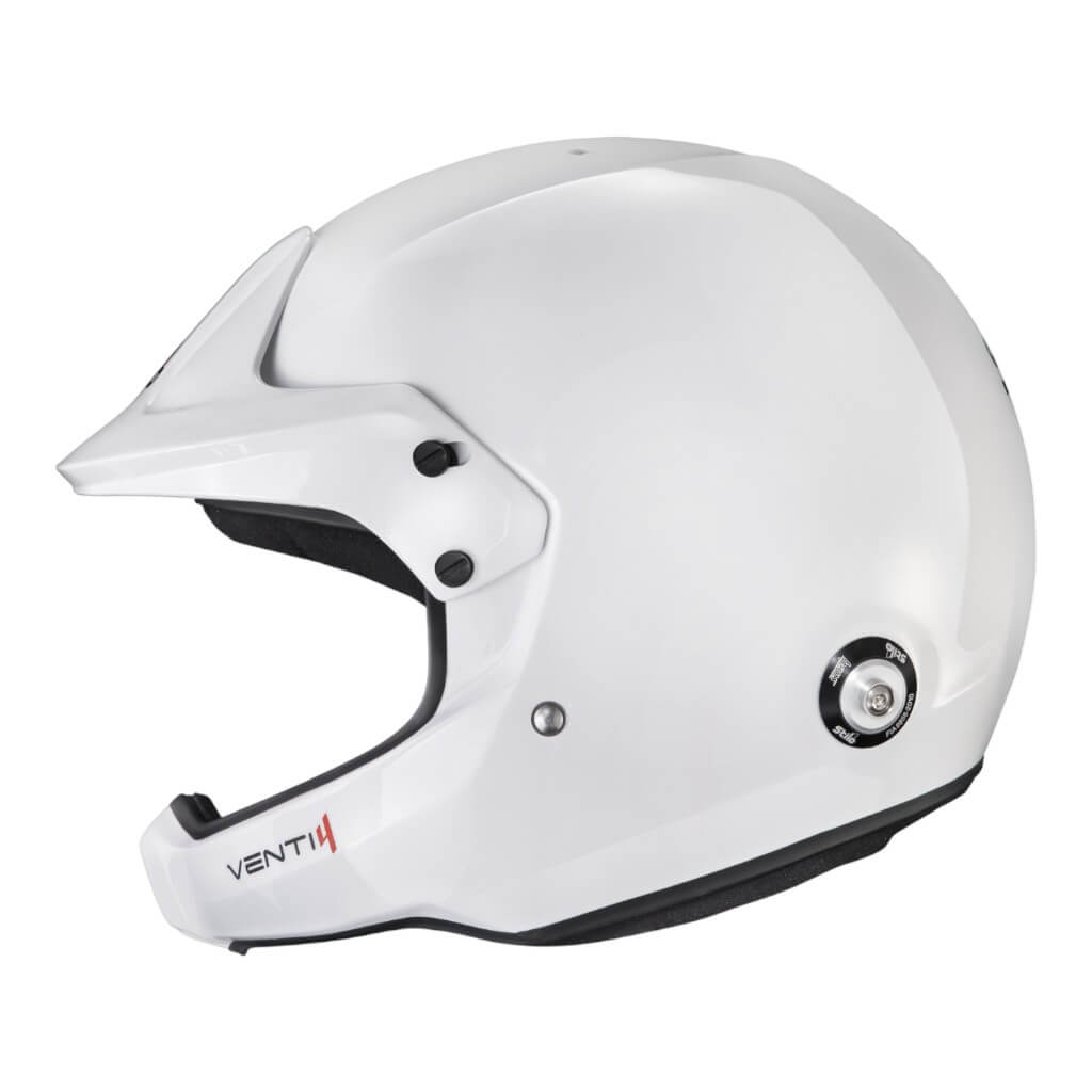STILO AA0224BG2X580101 Open-Face Helmet Venti4 WRC Composite Rally, FIA 8859-24 Hans, White/ Black, Size 58 Photo-2 