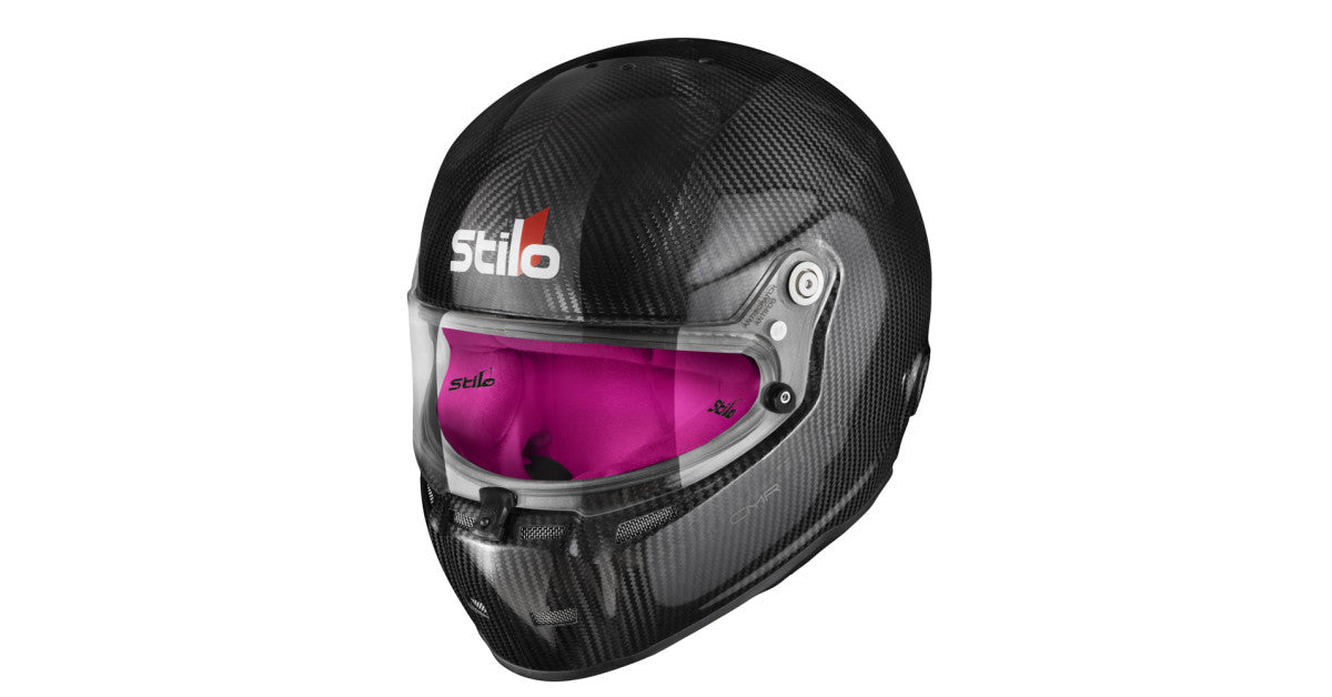 STILO AA0722AH1P59PNK Karting helmet ST5 Snell CMR 2016 Carbon / Pink Liner - 59 Photo-0 