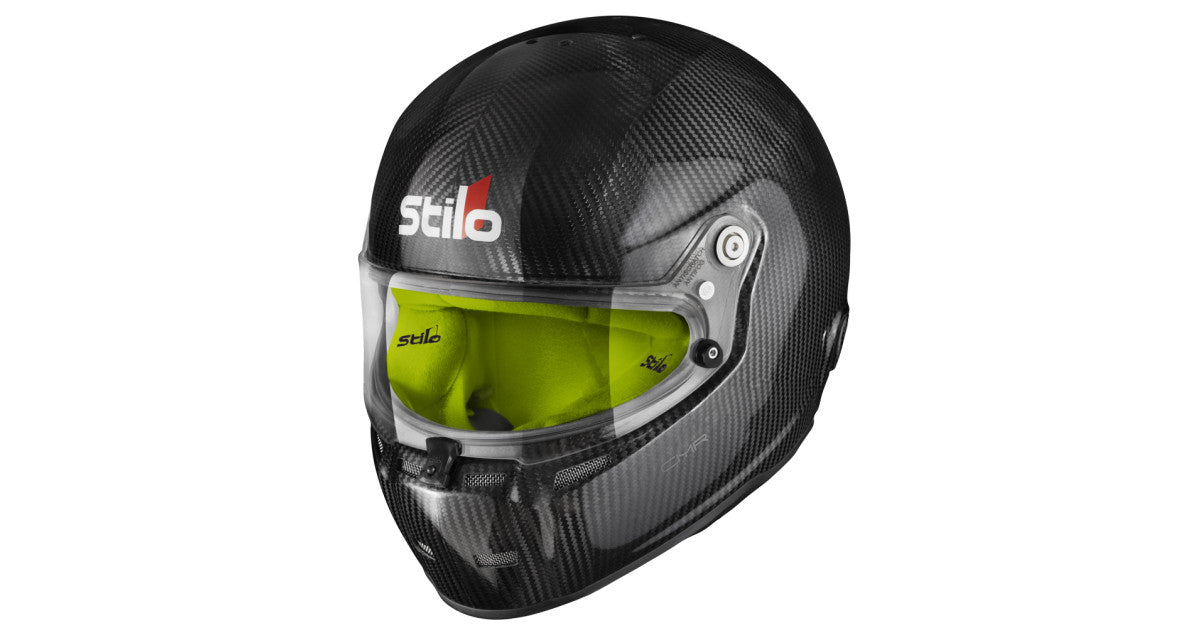 STILO AA0722AH1P54YEL Karting helmet ST5 Snell CMR 2016 Carbon / Yellow Liner - 54 Photo-0 