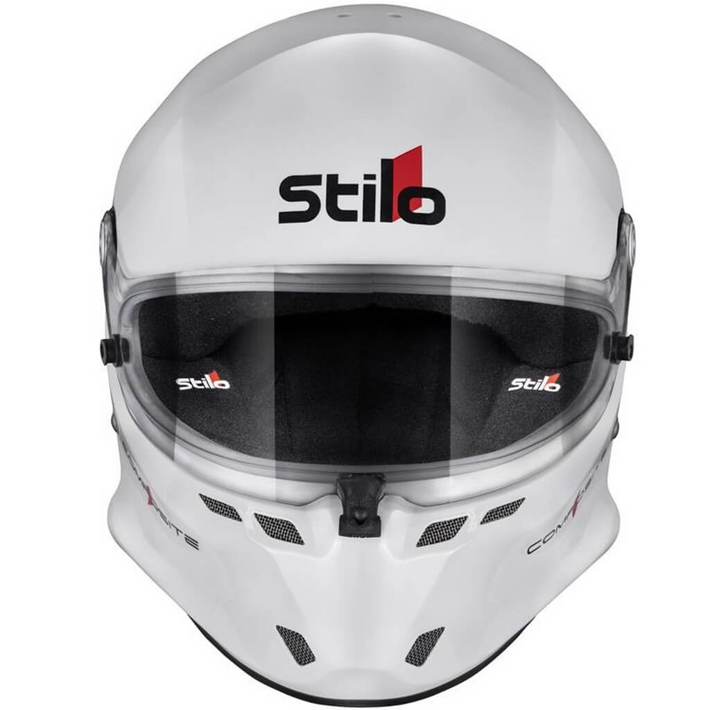 STILO AA0800CG2X570101 Full-Face Helmet ST6 F Composite Turismo, FIA 8859-24 Hans, White/ Black, Size 57 Photo-2 