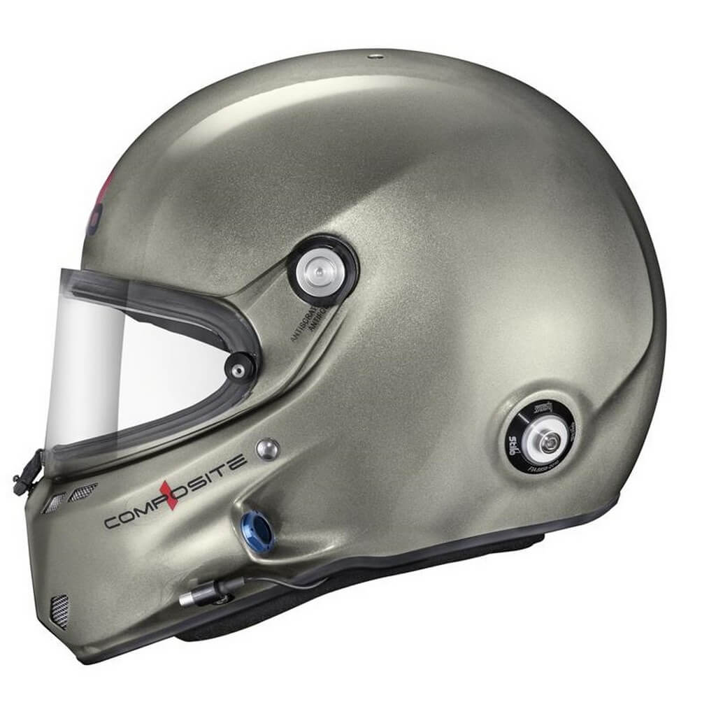 STILO AA0800CG2X57 Full-Face Helmet ST6 F Composite Turismo, FIA 8859-24 Hans, Titanium/ Black, Size 57 Photo-3 