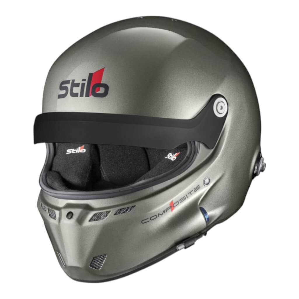 STILO AA0802CG2X64 Full-Face Helmet ST6 GT Composite Turismo, FIA 8859-24 Hans, Titanium/ Black, Size 64 Photo-0 