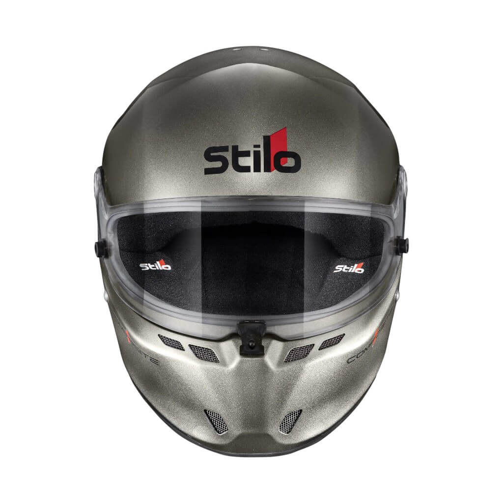 STILO AA0810AG2X55 Full-Face Helmet ST6 FN Composite, FIA 8859-24 Hans, Titanium/ Black, Size 55 Photo-1 