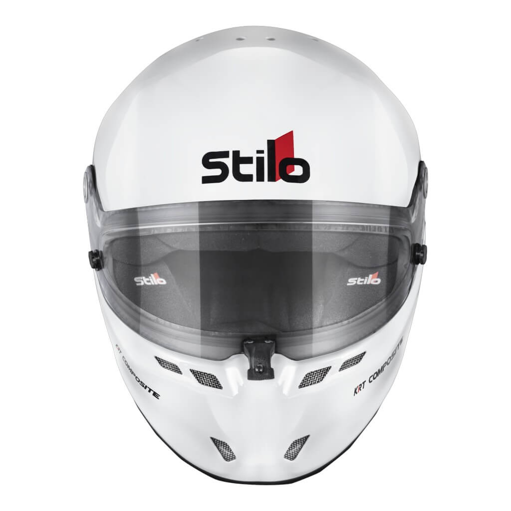 STILO AA0814AH2L64 Karting Helmet ST6 KRT Composite FIA 8878-2024 K2025, White/Black, Size 64 Photo-3 