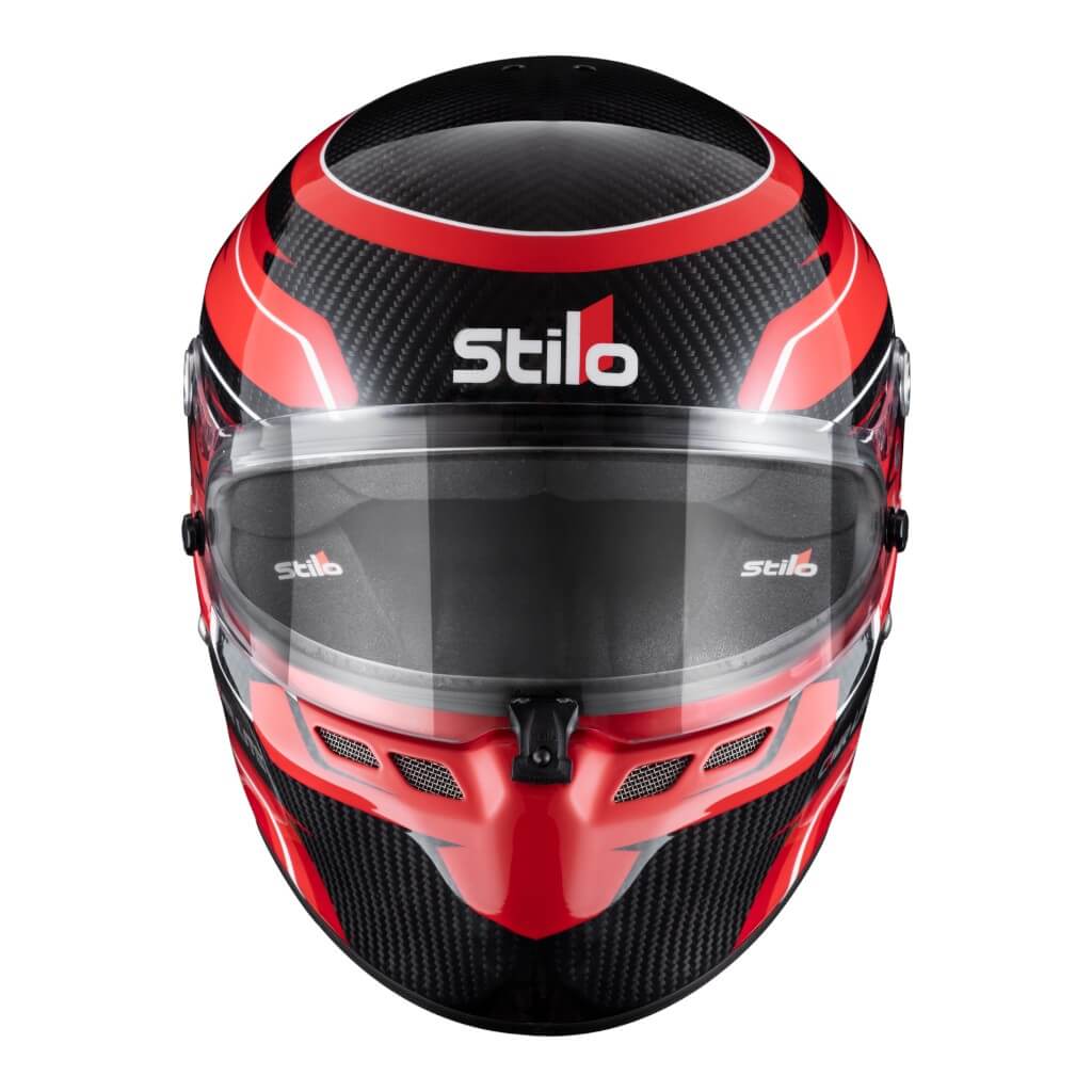 STILO AA0821AH5P55DRED Karting Helmet ST6 CMR Carbon Lite Graphyc, Snell CMR 2016, Red, Size 55 Photo-4 