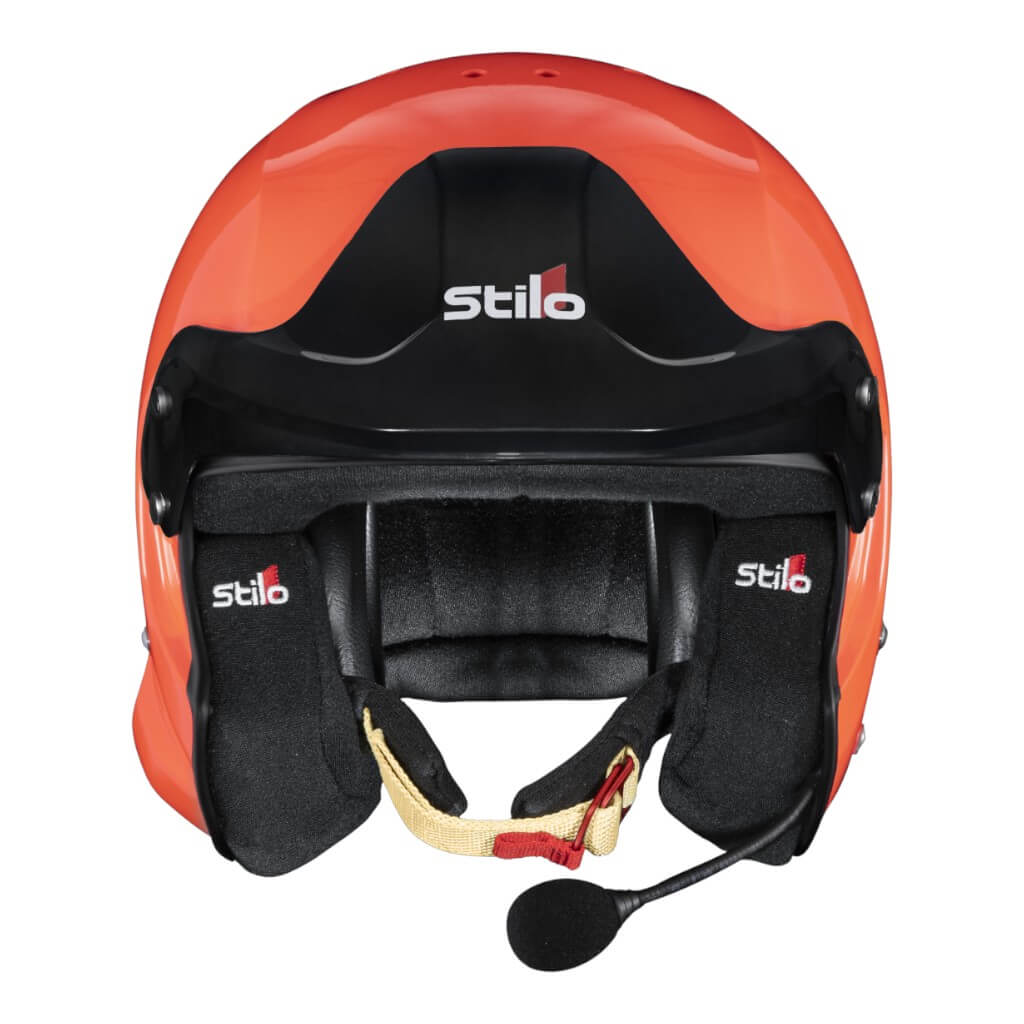 STILO DA0114EF2X59 Helmet Venti4 Trophy Offshore, FIA 8859-24, Orange/Black, Size 59 Photo-3 