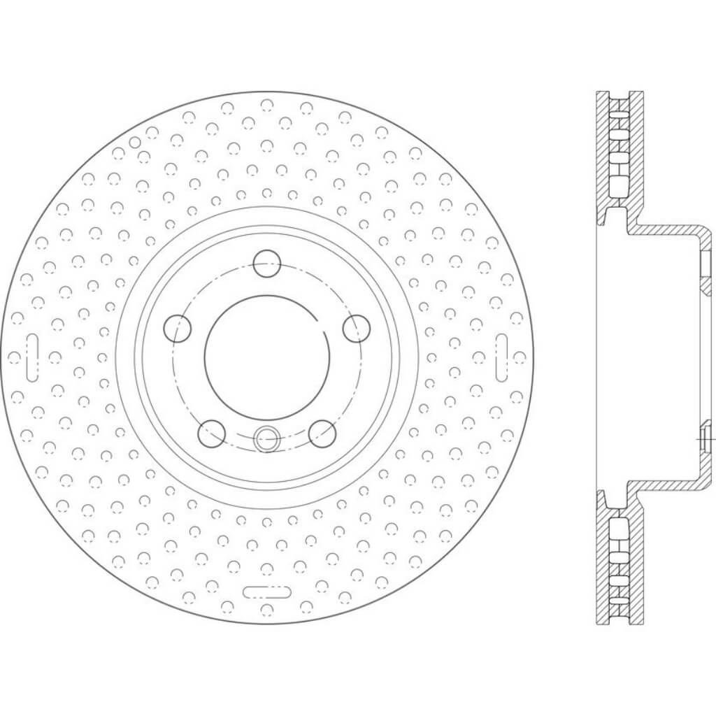 STOPTECH 125.34140 Brake disc (front) for BMW F30 328i (except M Performance) Photo-5 