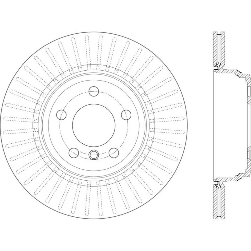 STOPTECH 125.34141 Brake disc (rear) for BMW F30 328i (except M Performance) Photo-5 