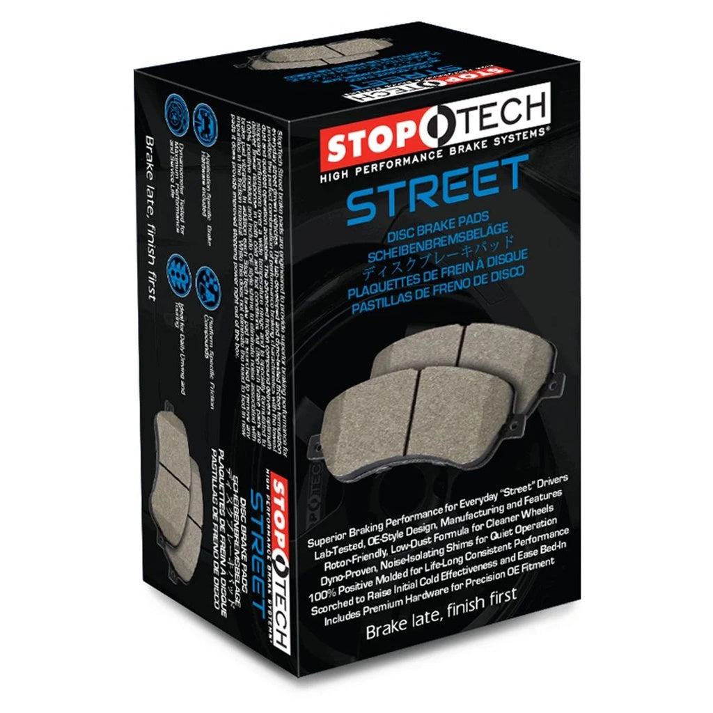 STOPTECH 308.15490 Front Brake Pads with Shims and Hardware for AUDI A6 Quattro (C7) / A7 Quattro (C7) Photo-4 