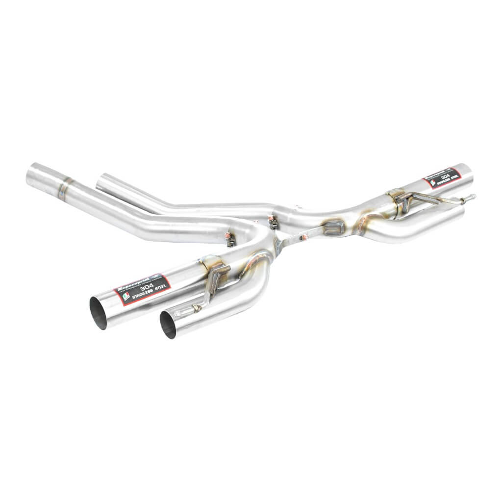 SUPERSPRINT 350944 Rear Exhaust Pipe Without Muffer (Right / Left) for PORSCHE 536 Cayenne Coupe Turbo 4.0L 2020-2025 / AUDI SQ7 Quattro 4.0L 2020-2025 Photo-0 