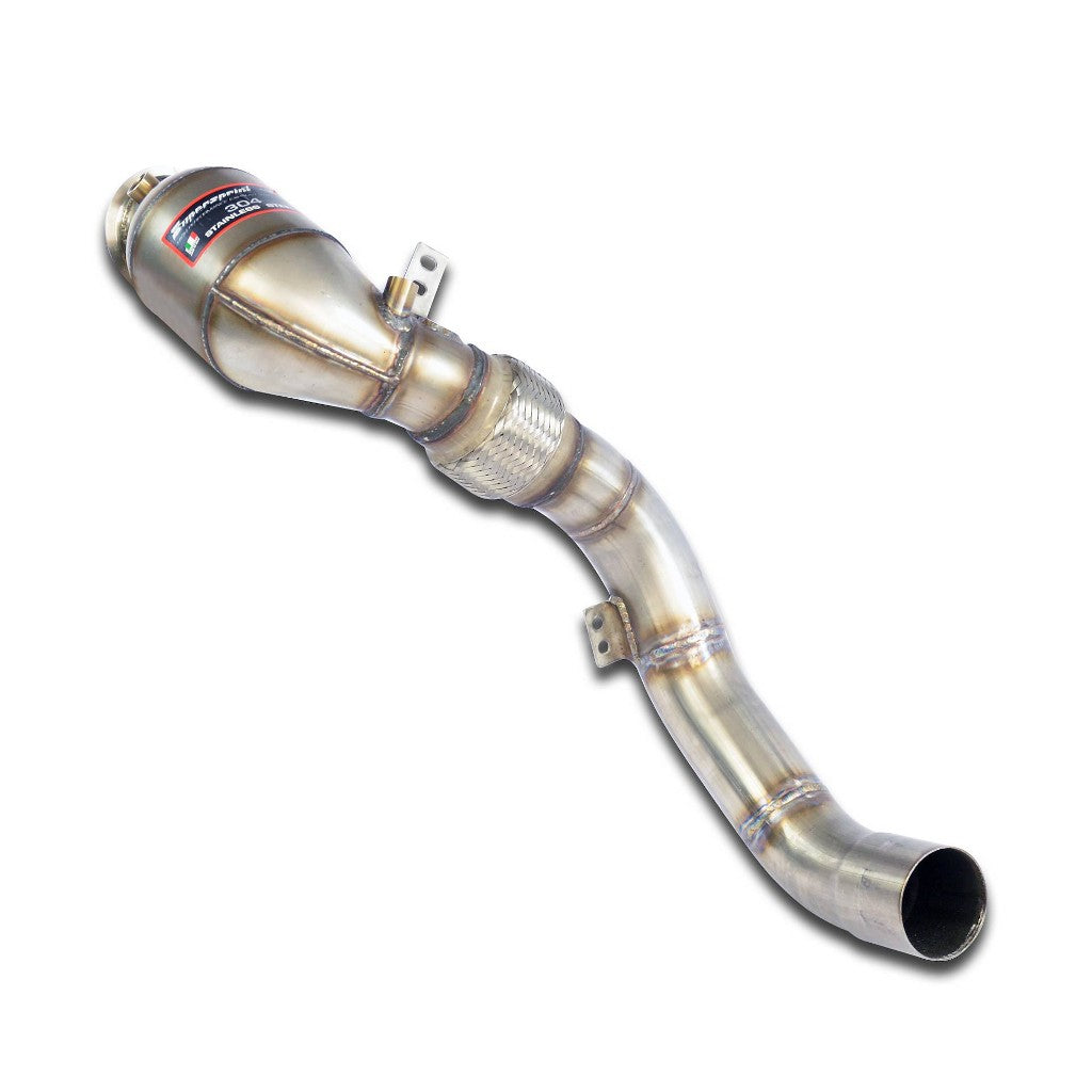 SUPERSPRINT 526921 Turbo Downpipe Kit and Metallic Catalytic Converter for BMW X5M (F95) Photo-0 