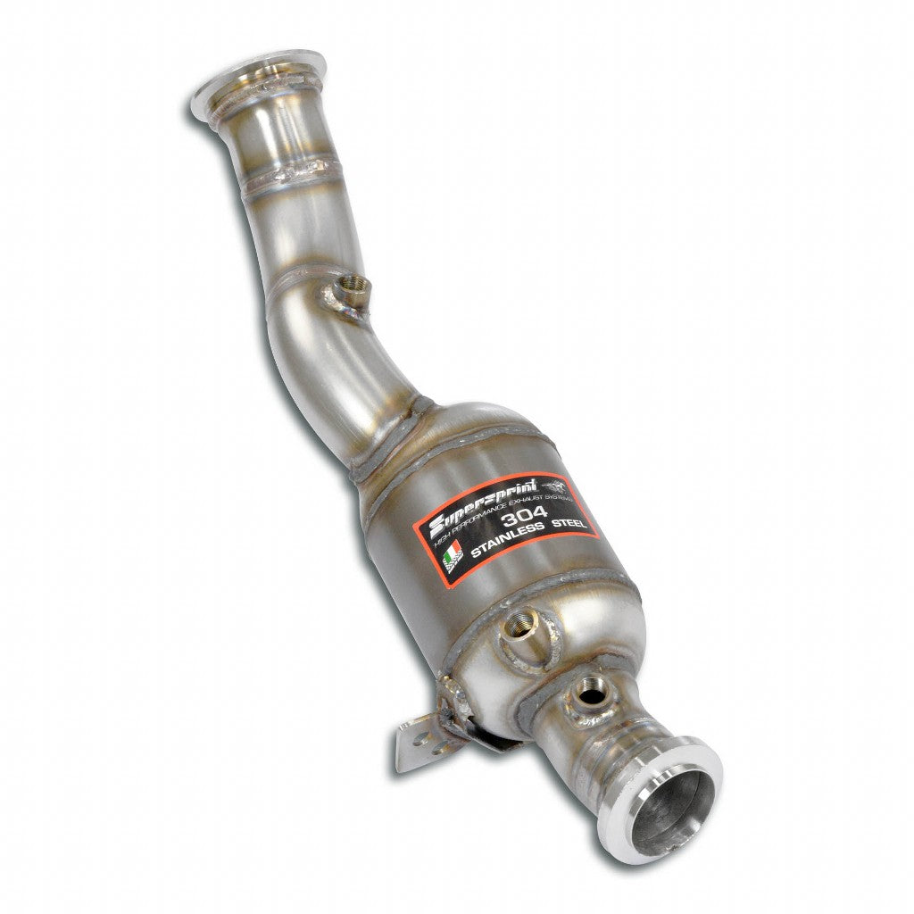 SUPERSPRINT 722721 Downpipe Right with Metallic Catalytic Converter for MERCEDES W205 C Photo-0 