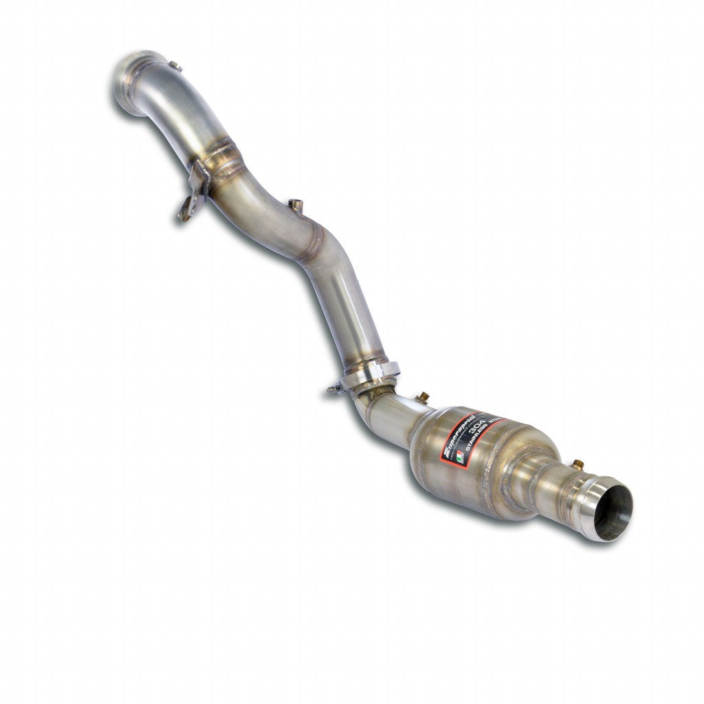 SUPERSPRINT 724861 Downpipe Right with Metallic Catalytic Converter for MERCEDES C190 AMG GT Coupe Photo-0 