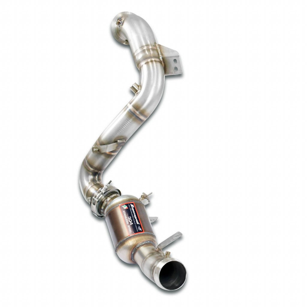 SUPERSPRINT 725481 Downpipe Left with Metallic Catalytic Converter 100CPSI WRC for MERCEDES W205 C AMG Sedan Photo-0 
