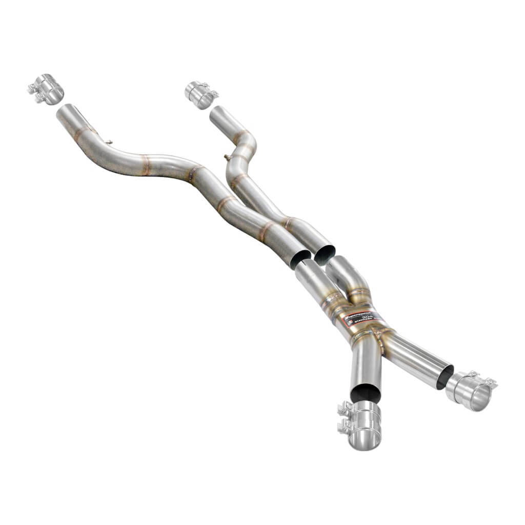 SUPERSPRINT 745840 X-Pipe Package Without Stock Resonators Mid Section for BMW M3 (G80) / BMW M4 (G82 / G83) Photo-0 