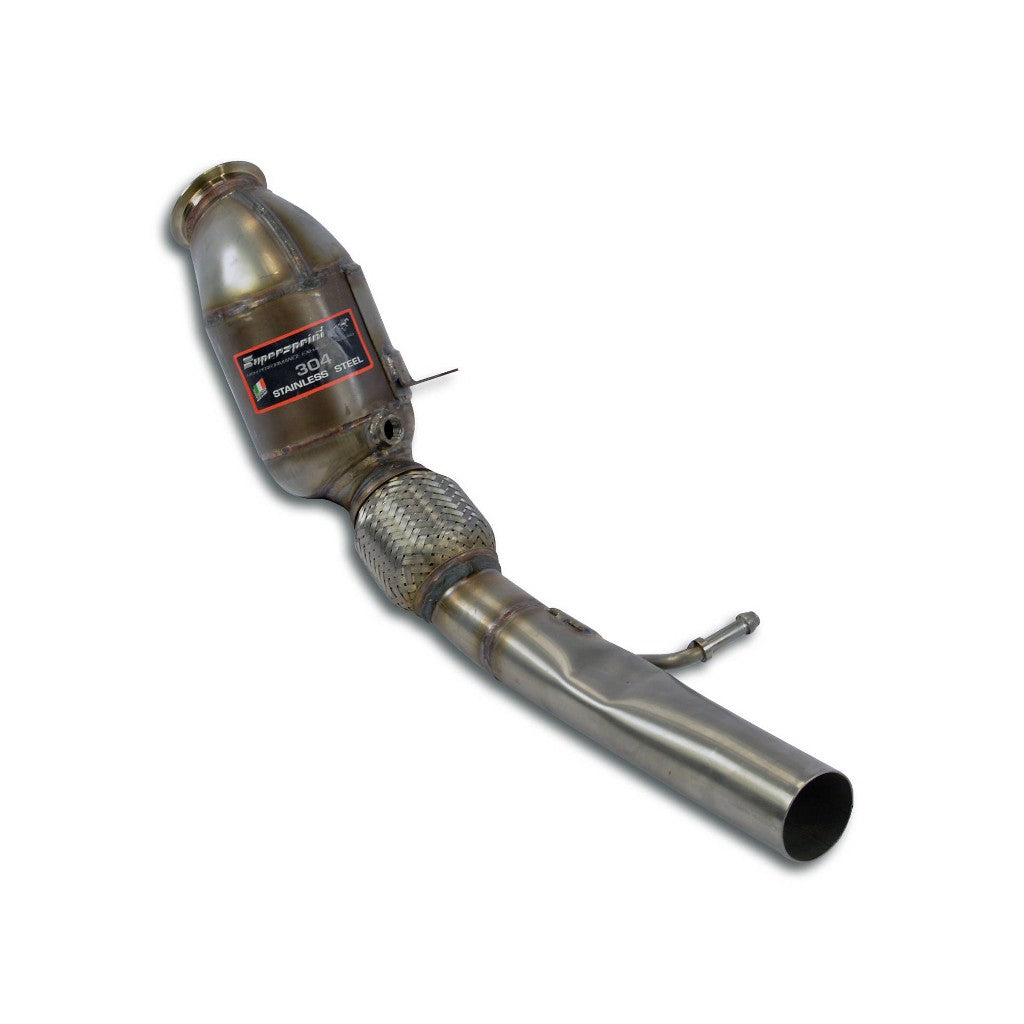 SUPERSPRINT 756841 Downpipe left with Metallic Catalytic Converter 200CPSI for ALFA ROMEO Stelvio Photo-0 