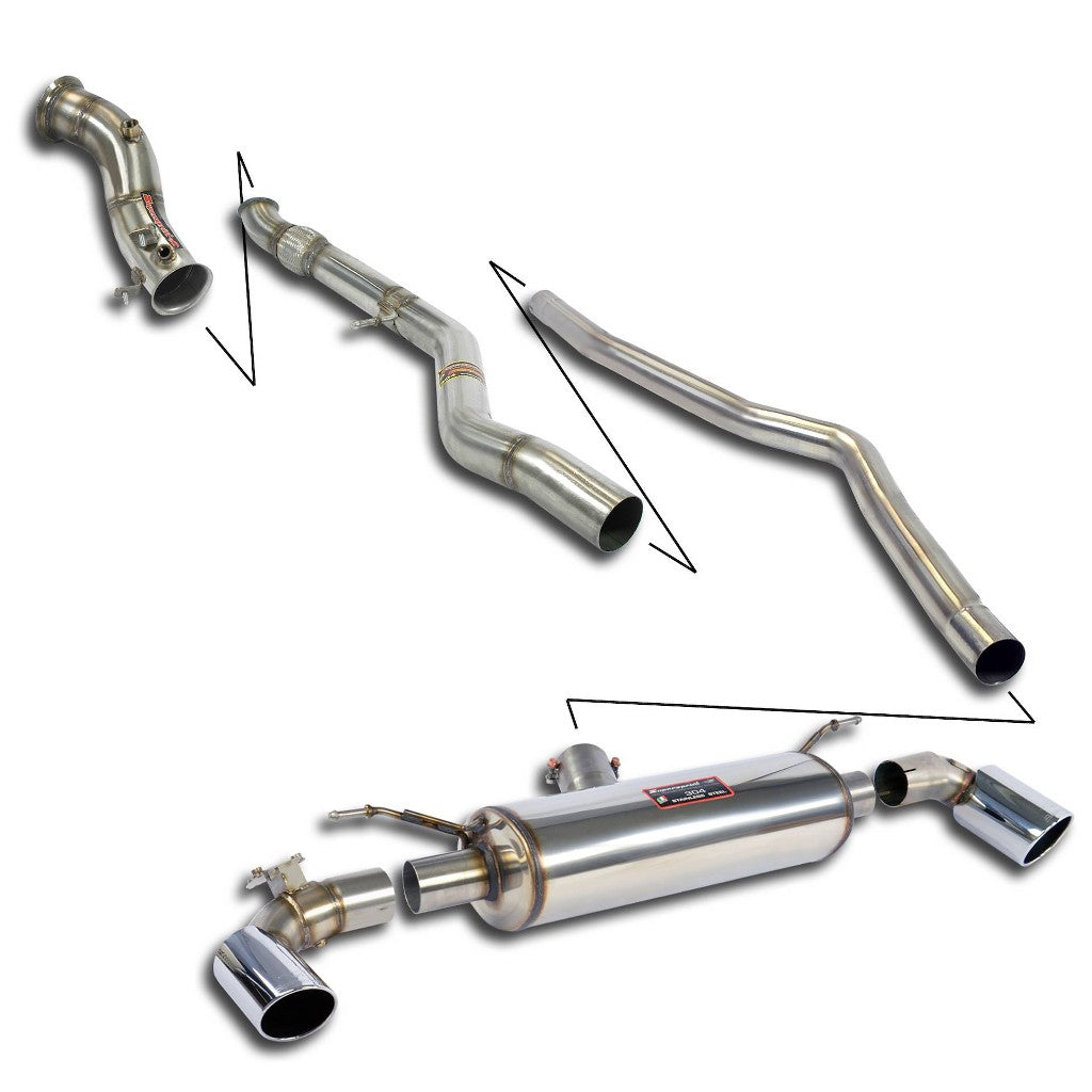 SUPERSPRINT 988650 Exhaust System for BMW 1 Series (F20 / F21) Photo-0 