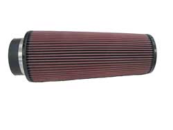 K&N RE-0880 UNIVERSAL Clamp-On Air Filter 4"FLG, 6"OD-B, 4-5/8"OD-T, 14"H Photo-0 