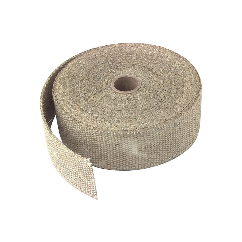 THERMO-TEC 11002 Exhaust Insulating Wrap 2 in. x 50 ft. (5.08 cm x 15.24 m) White Photo-0 