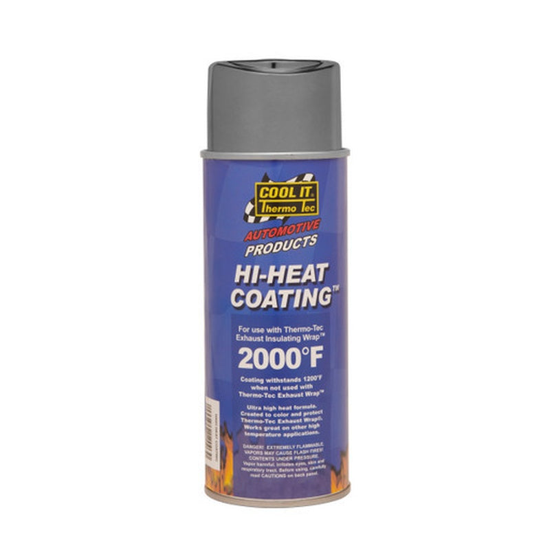 THERMO-TEC 12002 Hi-Heat Coating Spray Aluminum Color 11 oz. (330 ml.) Photo-0 