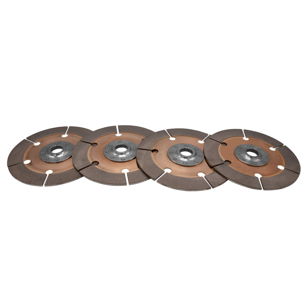 TILTON 64215-1-VVVV-52 Clutch disc pack, Metallic, 8.5", 4 PL, 35mm X 10 Photo-0 