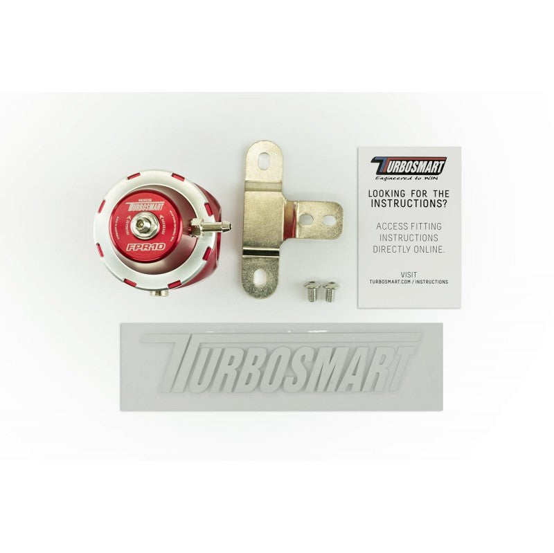 TURBOSMART TS-0404-1044 Fuel Pressure Regulator -10AN Red Photo-5 