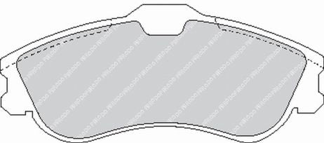 FERODO FCP1112H DS2500 Brake pads Photo-0 