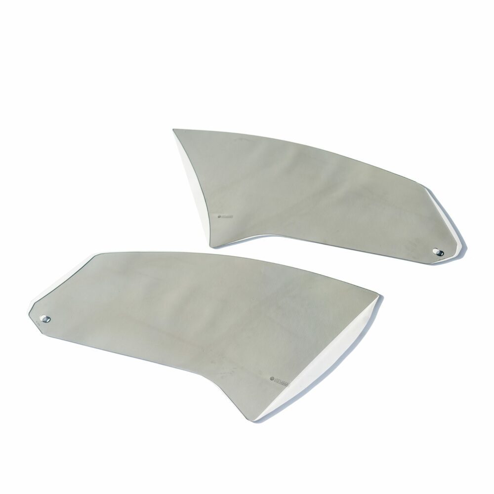 UNPLUGGED PERFORMANCE UP-MS2-121-1.1 Front Door Window Pair Replacement, Lexan for TESLA Model S 2021 Photo-0 