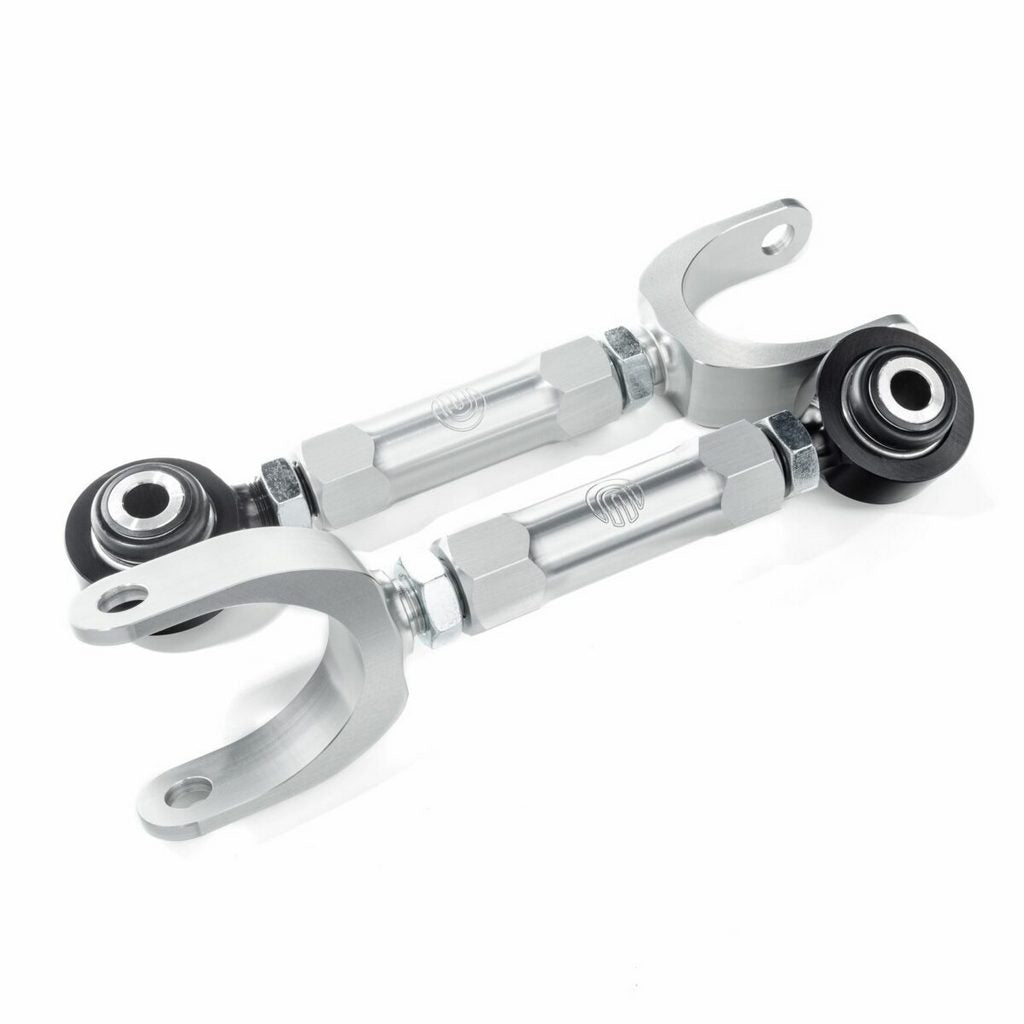 UNPLUGGED PERFORMANCE UP-M3-314-2.1 Billet Adjustable Rear Toe Arm Set Competition for TESLA Model 3 Photo-0 