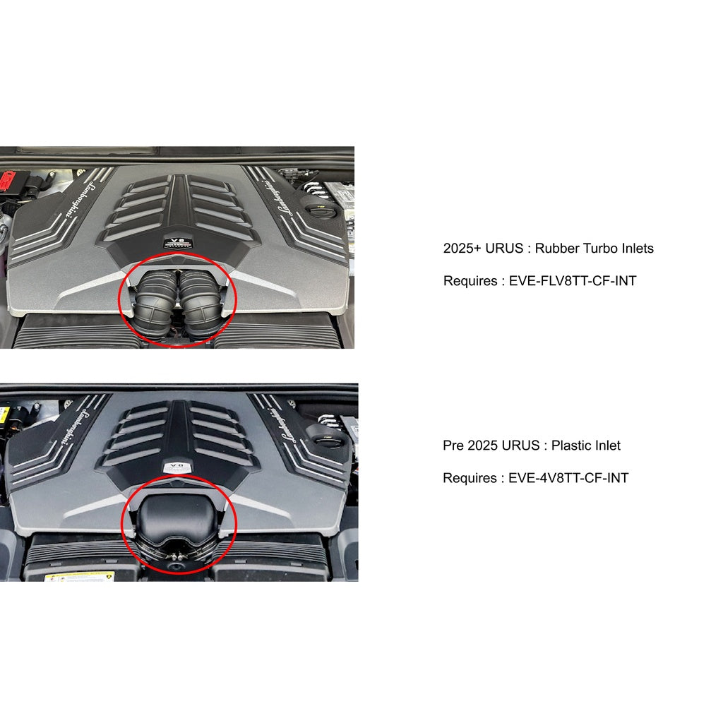 EVENTURI EVE-FLV8TT-CF-INT Air Intake System (Carbon) for LAMBORGHINI Urus 2025 / PORSCHE Cayenne Turbo S / GT / GTS Facelift 2025 Photo-27 