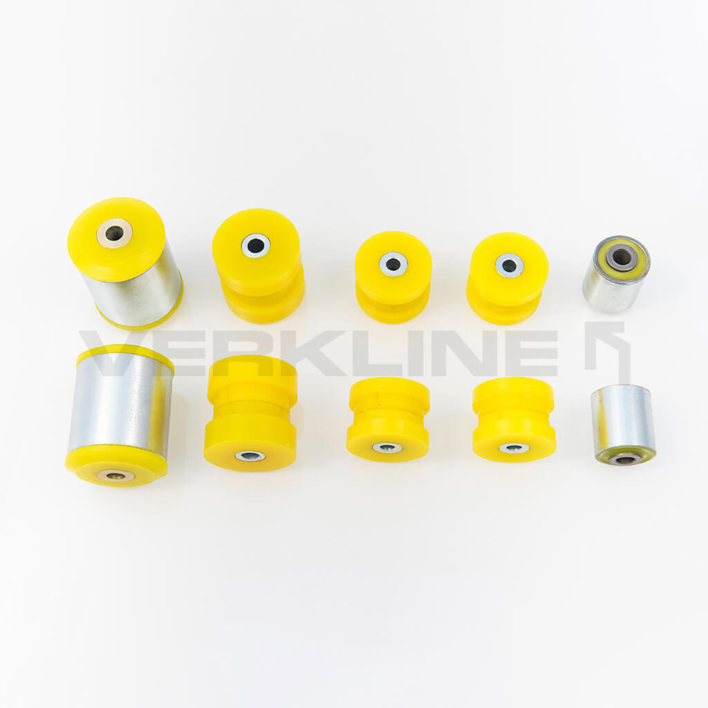 VERKLINE POW-055-85 Full Front Polyurethane Wishbones Bushings Kit (Track Hardness) for AUDI RS4 (B5) / RS6 (C5) Photo-1 