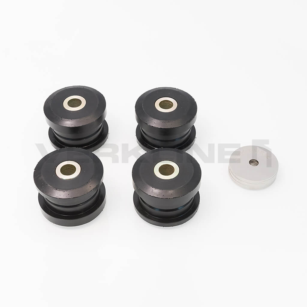 VERKLINE POW-078 Rear Polyurethane Subframe Bushings Kit for AUDI RS2 (B4) / RS4 (B5) Photo-0 